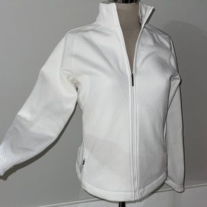 White Nike Zip Up